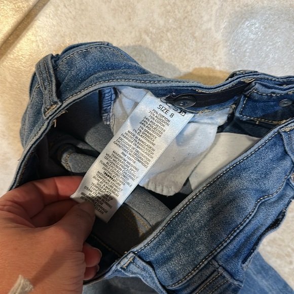 Joe’s Jeans Girls Destroyed Skinny Ankle Crop Jeans 8 - Picture 3 of 7